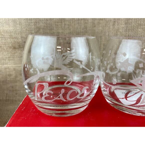 Gorham Crystal Holiday Votives Set of 3 Peace Love - Picture 5 of 8